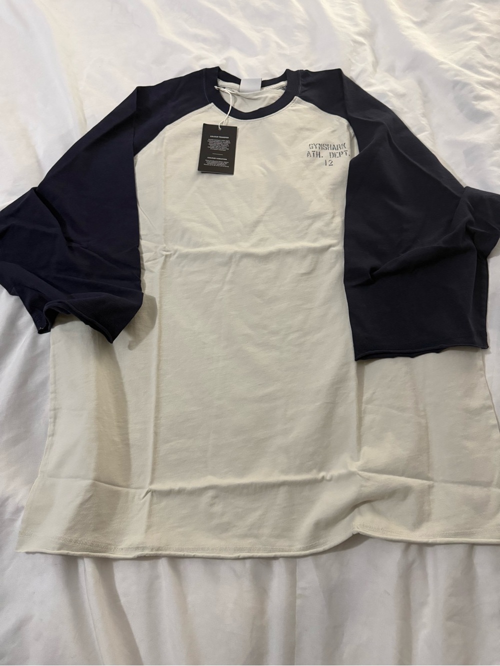 Gymshark retro collegiate shirt size XL